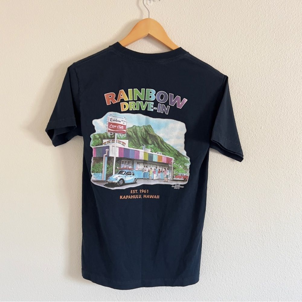 ALSTYLE Rainbow Drive-In Short Sleeve Cotton T-shirt